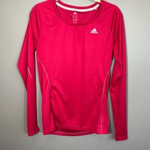 3/$25 Adidas Climate Control Pink Long Sleeve Top